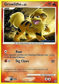 Growlithe - 89/132 Common