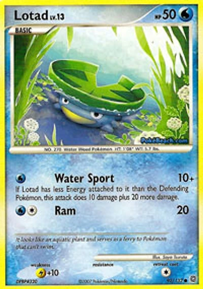 Lotad - 92/132 - Common