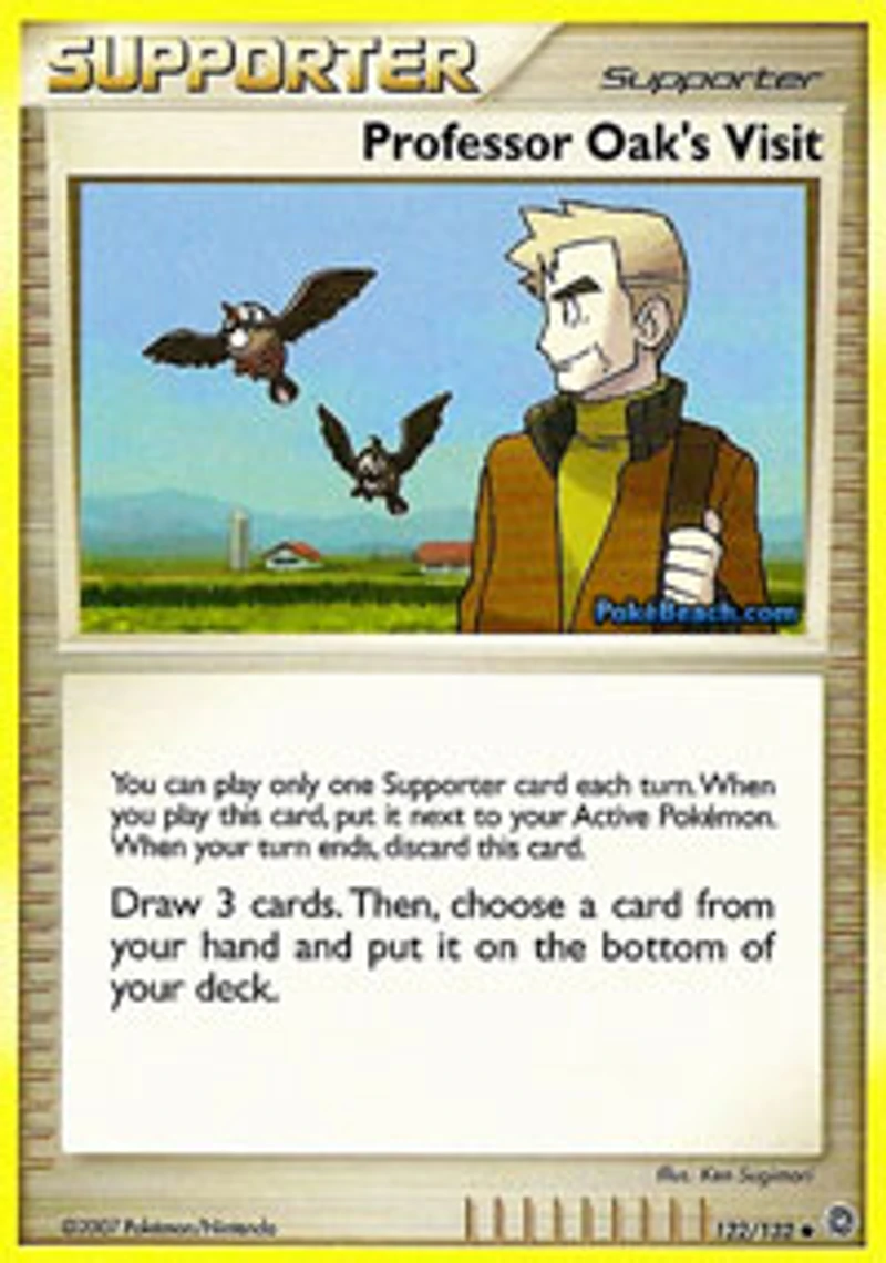 Professor Oak's Visit - 122/132 - Uncommon
