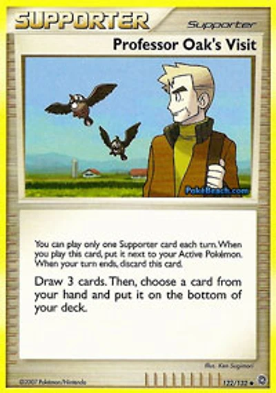 Professor Oak's Visit - 122/132 - Uncommon