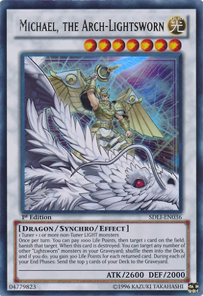 Michael, The Arch-Lightsworn - SDLI-EN036 - Ultra Rare - 1st Edition
