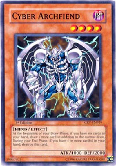 Cyber Archfiend - CRV-EN019 - Common - 1st Edition
