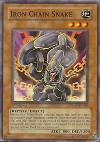 Iron Chain Snake - CSOC-EN018 - Common - 1st Edition