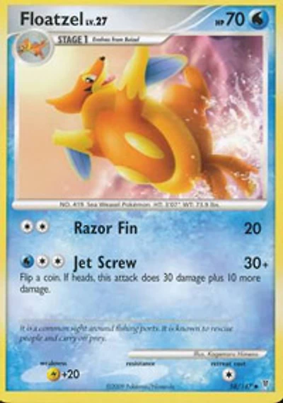 Floatzel - 58/147 Uncommon