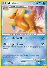 Floatzel - 58/147 Uncommon