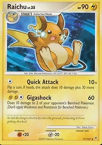 Raichu - 77/147 Uncommon
