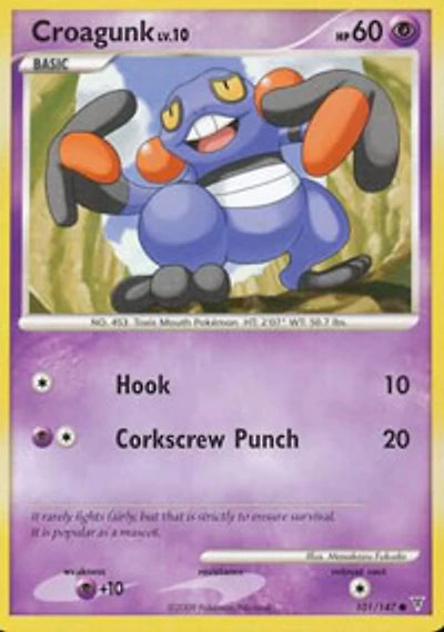 Croagunk - 101/147 - Common