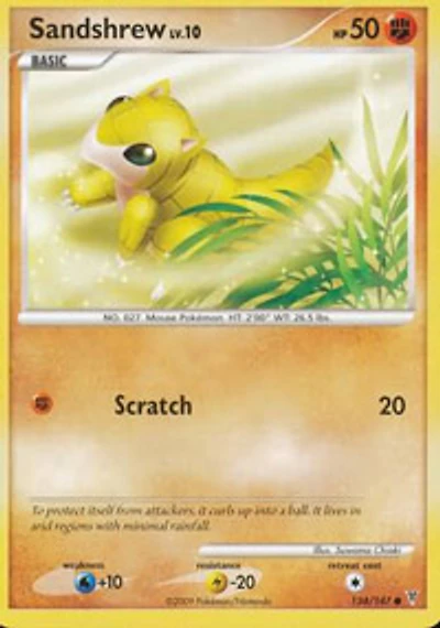 Sandshrew - 124/147 - Common