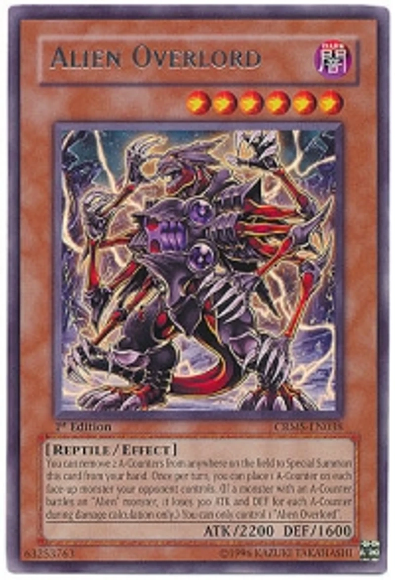 Alien Overlord - CRMS-EN038 Rare 1st Edition