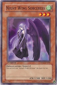 Night Wing Sorceress - CRMS-EN025 - Common