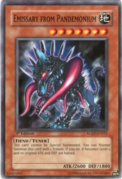 Emissary from Pandemonium - RGBT-EN031 - Common - 1st Edition