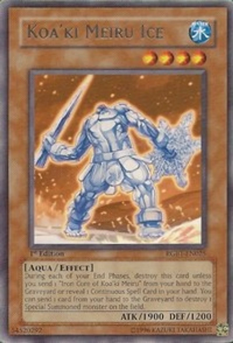 Koa'ki Meiru Ice - RGBT-EN025 - Rare - 1st Edition