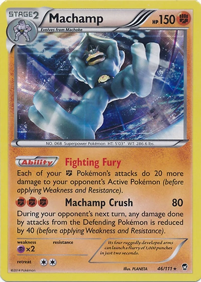 Machamp - 46/111 Holo Rare