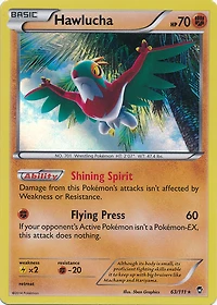 Hawlucha - 63/111 Holo Rare