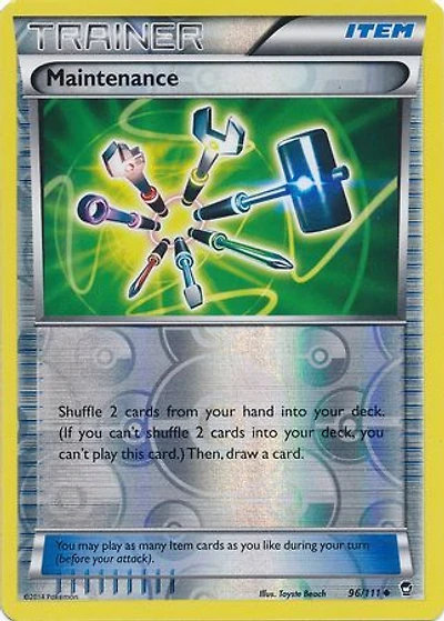 Maintenance - 96/111 - Uncommon - Reverse Holo