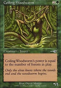 Coiling Woodworm