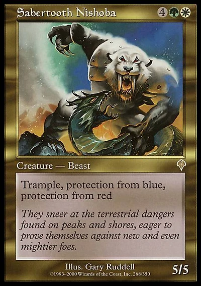 Sabertooth Nishoba