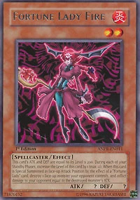 Fortune Lady Fire - ANPR-EN011 - Rare - 1st Edition