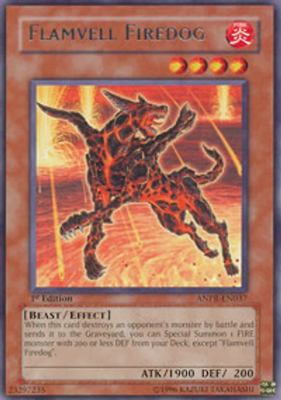 Flamvell Firedog - ANPR-EN037 Rare 1st Edition