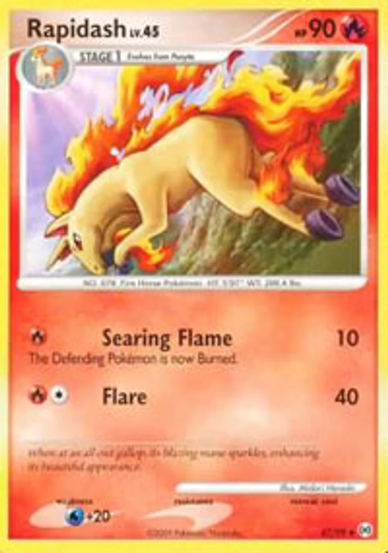 Rapidash - 47/99 - Uncommon