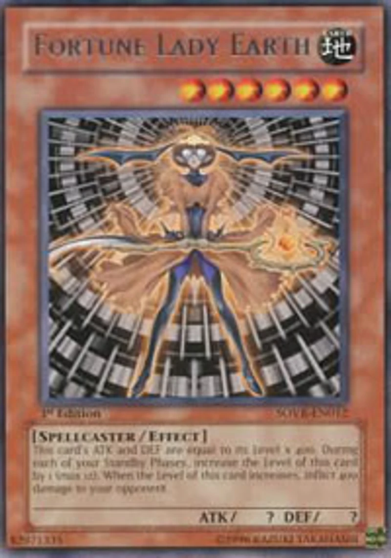 Fortune Lady Earth - SOVR-EN012 Rare 1st Edition