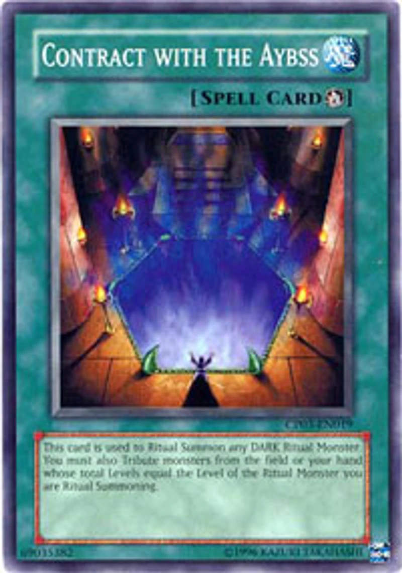 Contract with the Abyss - CP03-EN019 - Common - Unlimited Edition