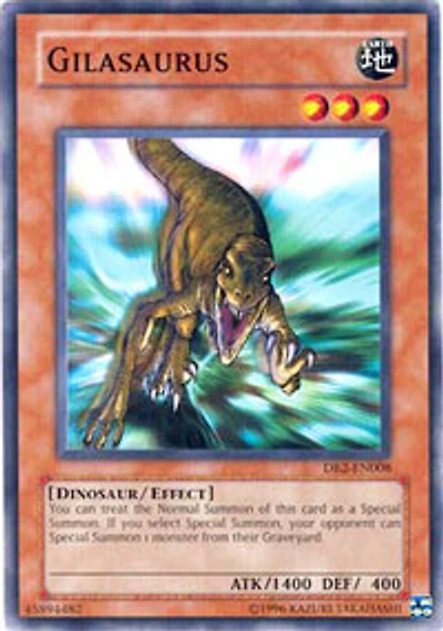 Gilasaurus - DB2-EN008 - Common - Unlimited Edition