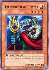 The Immortal of Thunder - DB2-EN059 - Common - Unlimited Edition