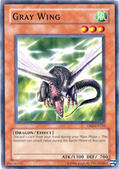Gray Wing - DB2-EN156 - Common - Unlimited Edition