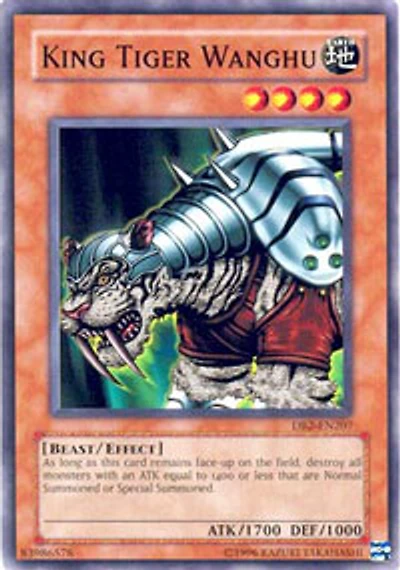 King Tiger Wanghu - DB2-EN207 - Common - Unlimited Edition