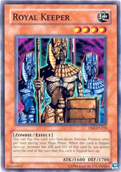 Royal Keeper - DB2-EN218 - Common - Unlimited Edition