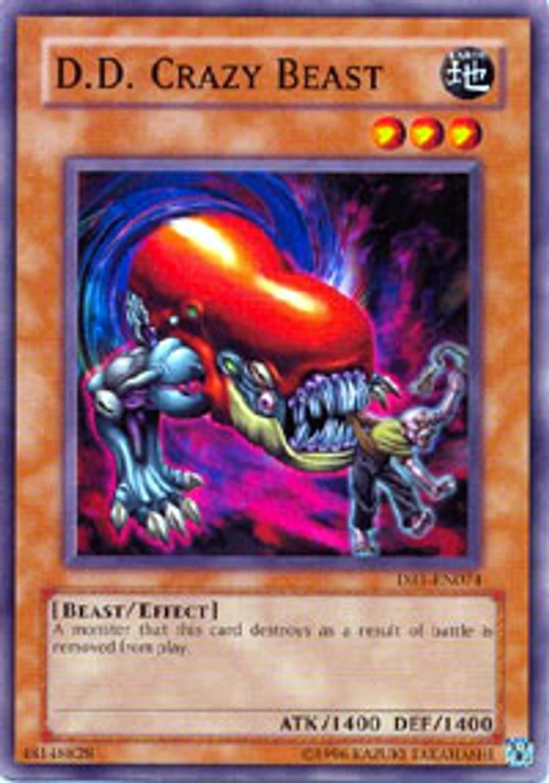 D.D. Crazy Beast - DR1-EN074 - Common - Unlimited Edition