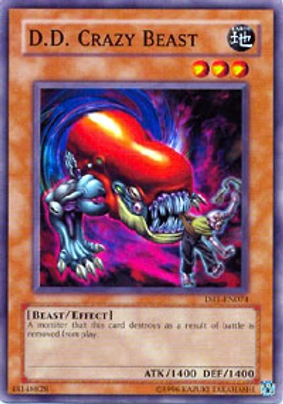 D.D. Crazy Beast - DR1-EN074 - Common - Unlimited Edition