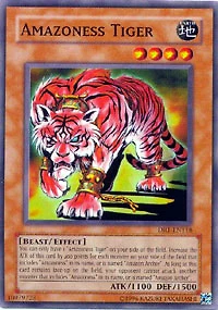 Amazoness Tiger - DR1-EN118 - Common - Unlimited Edition