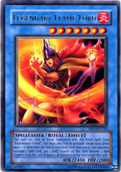 Legendary Flame Lord - DR1-EN243 - Rare - Unlimited Edition