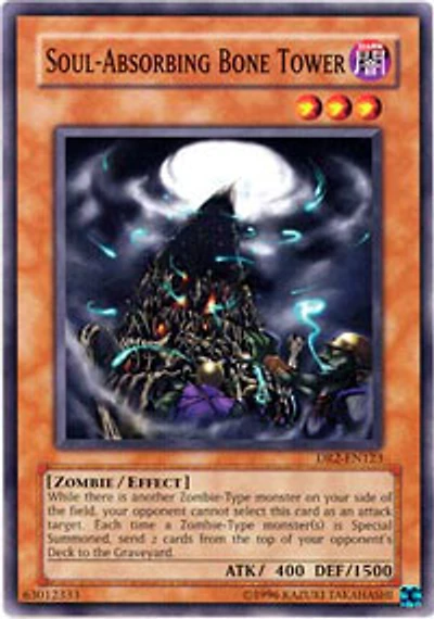 Soul-Absorbing Bone Tower - DR2-EN123 - Common - Unlimited Edition
