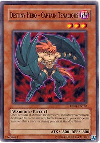 Destiny Hero - Captain Tenacious - DR04-EN182 - Common - Unlimited Edition