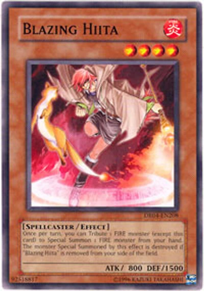 Blazing Hiita - DR04-EN208 - Common - Unlimited Edition