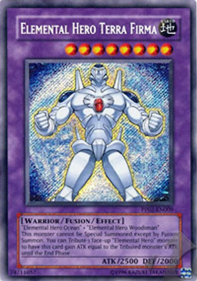 Elemental Hero Terra Firma - PP02-EN009 - Secret Rare - Unlimited Edition