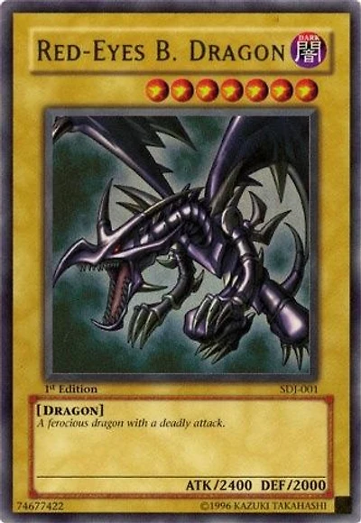 Red-Eyes B. Dragon - SDJ-001 - Ultra Rare - 1st Edition