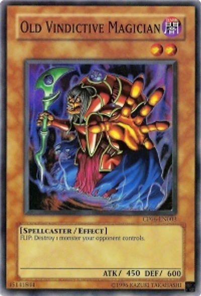 Old Vindictive Magician - SDSC-EN009 - Common - 1st Edition