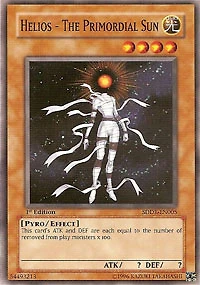 Helios - The Primordial Sun - SDDE-EN005 - Common - 1st Edition