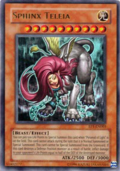 Sphinx Teleia - EP1-EN003 - Ultra Rare - Promo Edition