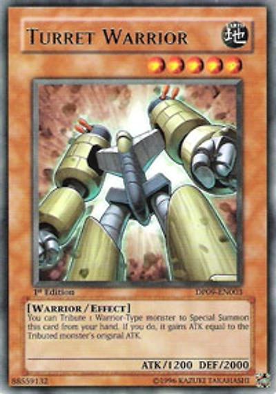 Turret Warrior - DP09-EN003 - Rare - 1st Edition