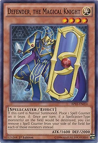Defender, the Magical Knight - BP03-EN054 - Common - 1st Edition