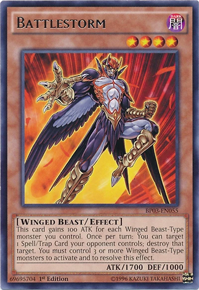Battlestorm - BP03-EN055 - Rare - 1st Edition