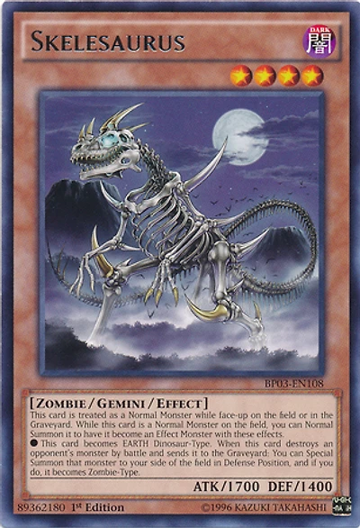 Skelesaurus - BP03-EN108 - Rare - 1st Edition