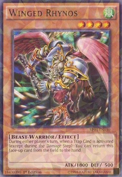Winged Rhynos - BP03-EN030 - Shatterfoil - 1st Edition