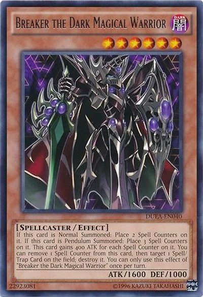 Breaker the Dark Magical Warrior - DUEA-EN040 - Rare - Unlimited Edition