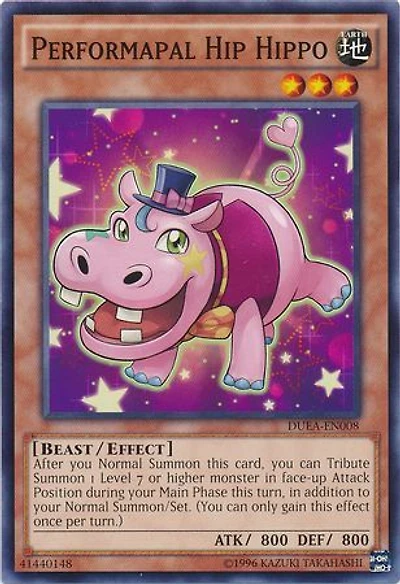 Performapal Hip Hippo - DUEA-EN008 - Common - Unlimited Edition